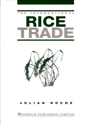 cover image of The International Rice Trade